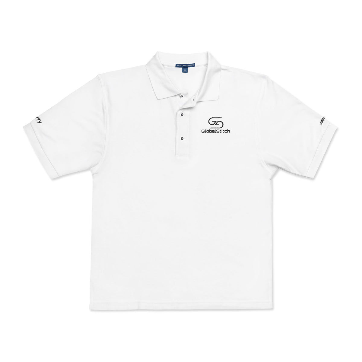 Embroidered Golf Polo Shirt – Classic Logo Performance Polo