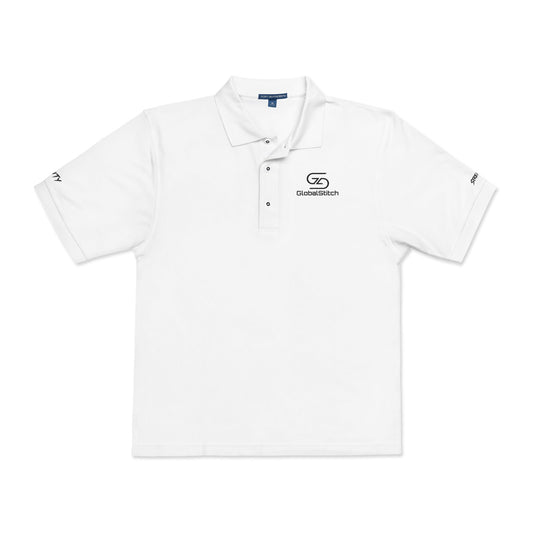 Embroidered Golf Polo Shirt – Classic Logo Performance Polo