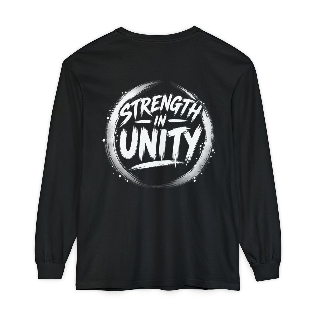 Minimal Customizable Long Sleeve Tee — Garment-Dyed Comfort